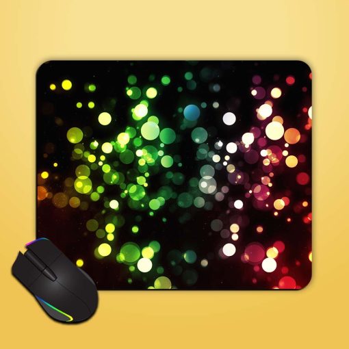 Christmas Light Abstract Mouse Pad Chachhi