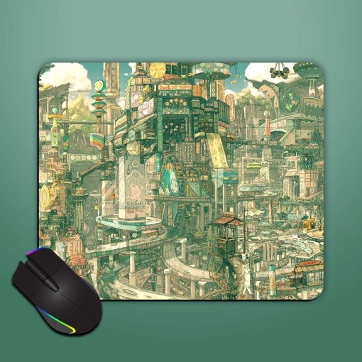 Shang Town Illustration Mouse Pad Chachhi