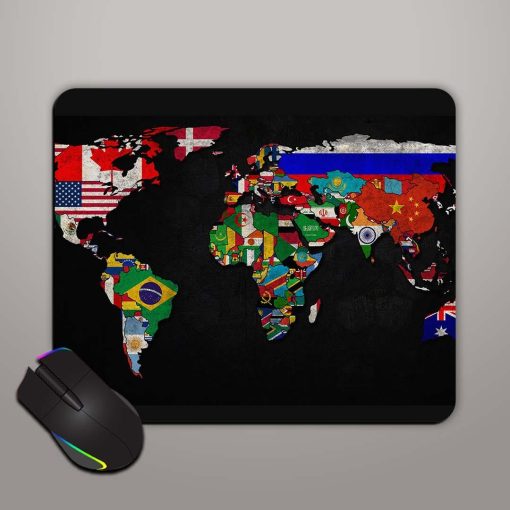 Map Wallpaper Mouse Pad Chachhi