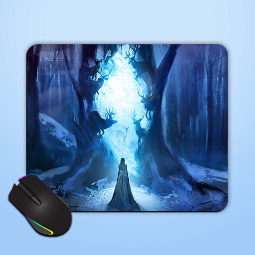 White Princess Wallpaper Mouse Pad Chachhi