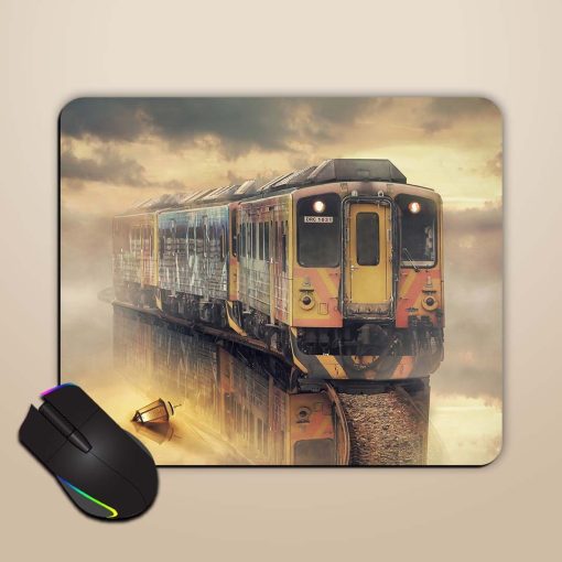 Train Illustration Mouse Pad Chachhi