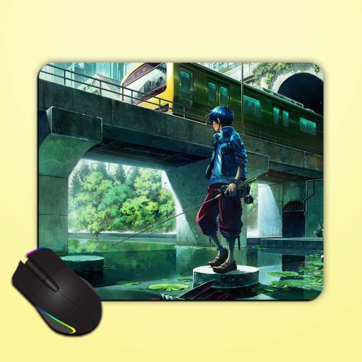 Anime Fisherboy Illustretion Mouse Pad Chachhi