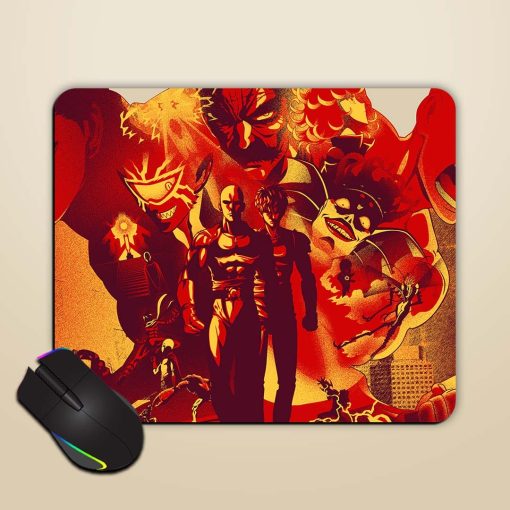 One Punch Man Mouse Pad Chachhi