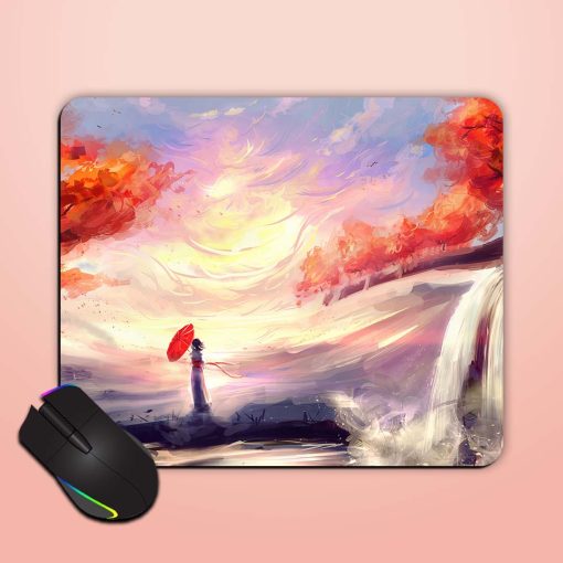 Anime Girl Illustration Mouse Pad Chachhi