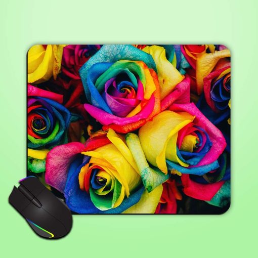 Colored Rose Mouse Pad Chachhi