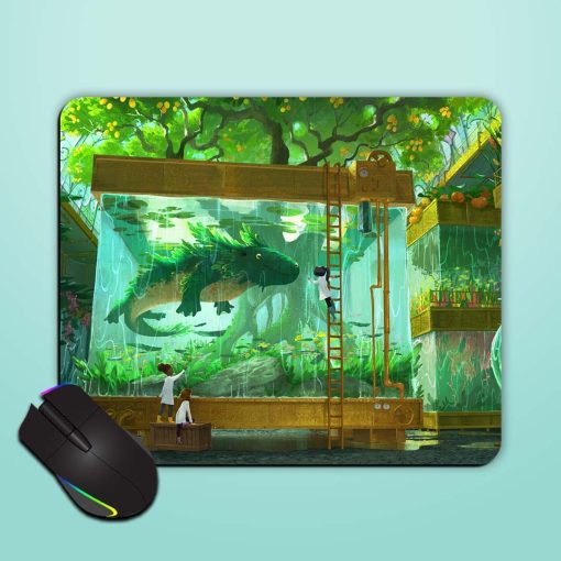 Green Dragon Mouse Pad Chachhi