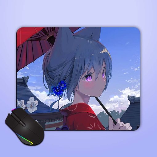 Beautiful Anime Girl Mouse Pad Chachhi