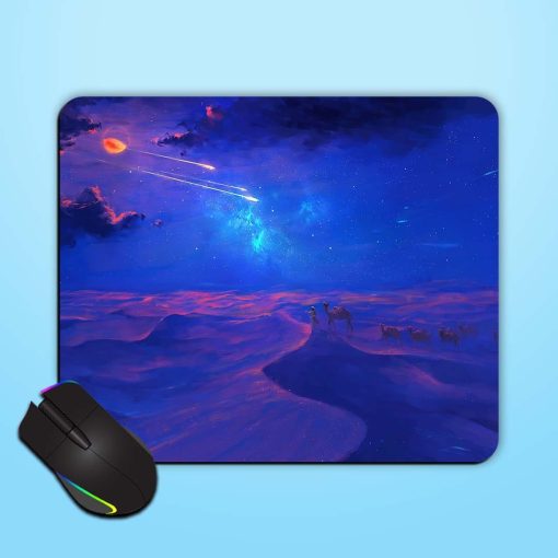 Windy Desert Night Mouse Pad Chachhi