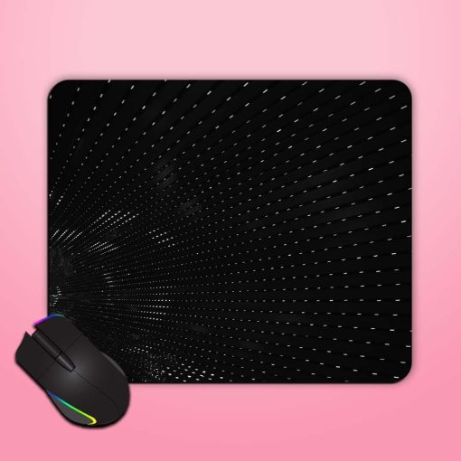 White Doted Line Mouse Pad Chachhi