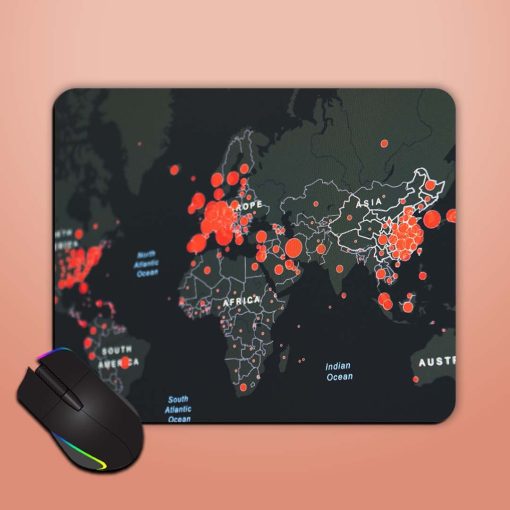 World Map Mouse Pad Chachhi