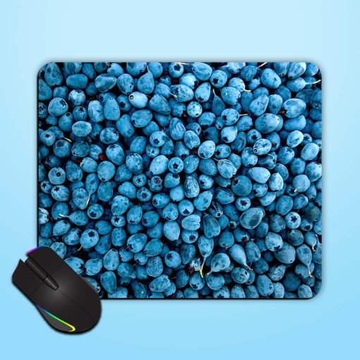 Blueberries Backgrounds Mouse Pad Chachhi