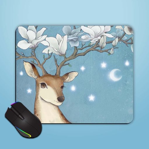 Beautiful Animated Deer Mouse Pad Chachhi