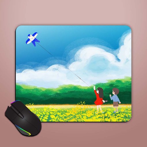 Flying Kite Mouse Pad