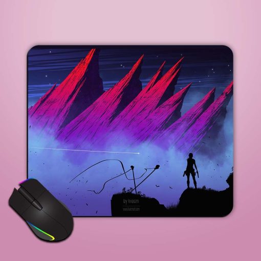 Tomb Raider Landscape Art Mouse Pad Chachhi