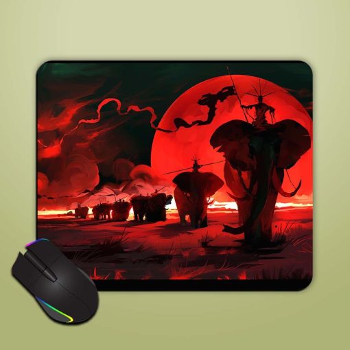 Elephants Mouse Pad