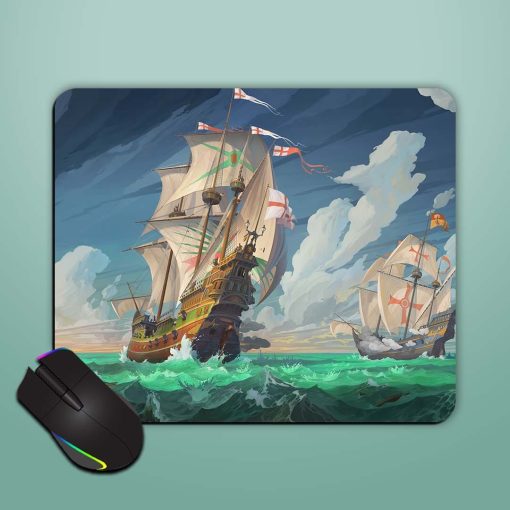 Sailing Ships Mouse Pad Chachhi