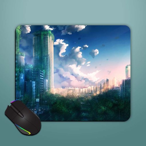 City At Sunset Mouse Pad Chachhi