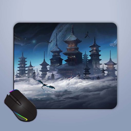 Fansty Castle Wallpaper Mouse Pad Chachhi