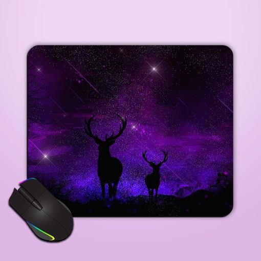 Beautiful Deer Painting Mouse Pad Chachhi