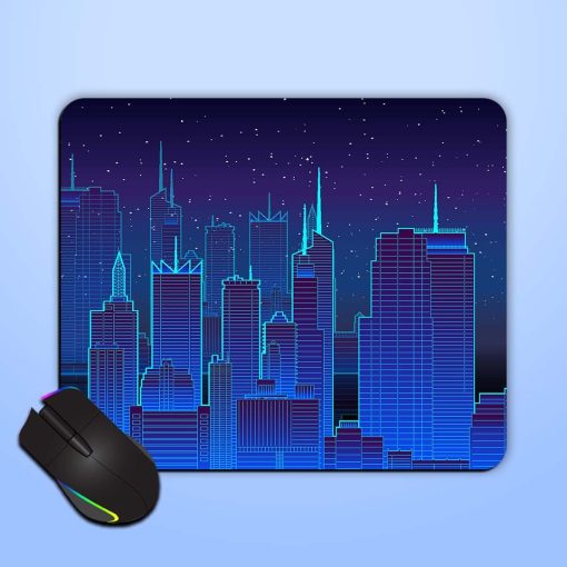 City Buldings Mouse Pad