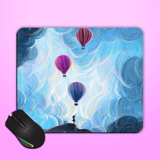 Balloon Illustration Art Mouse Pad Chachhi