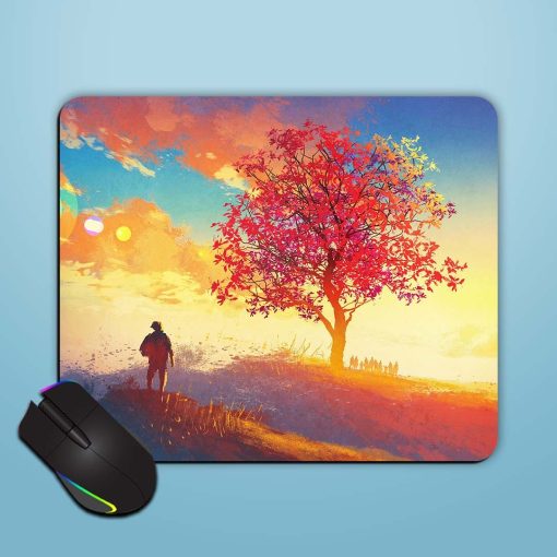 Sun Set Tree Mouse Pad Chachhi