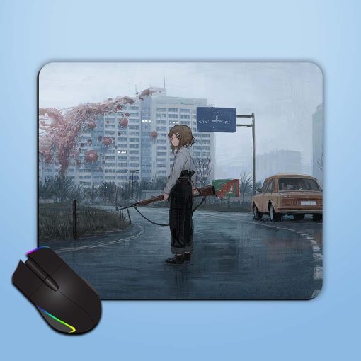 Destroying World Mouse Pad Chachhi