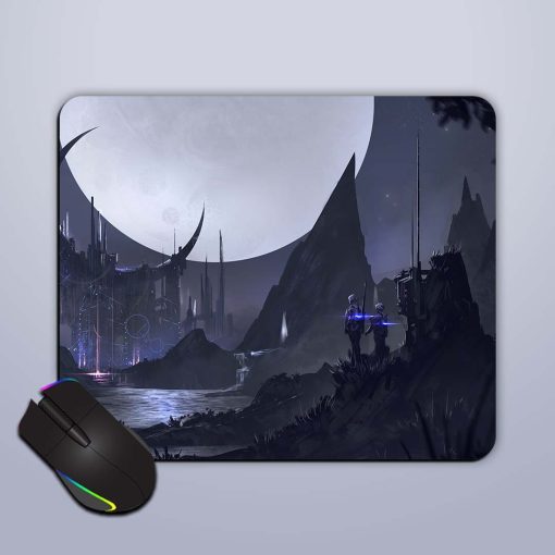 Scifi City Mouse Pad Chachhi