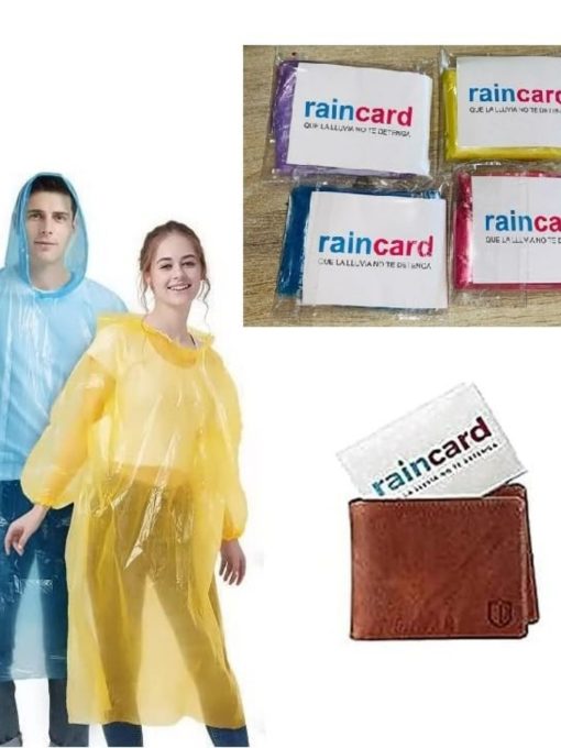 Pocket Size Disposable Raincoat/Raincard Chachhi