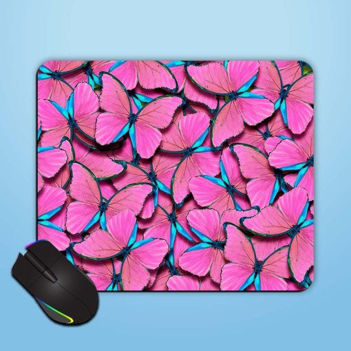 Pink Natural Pattern Mouse Pad Chachhi