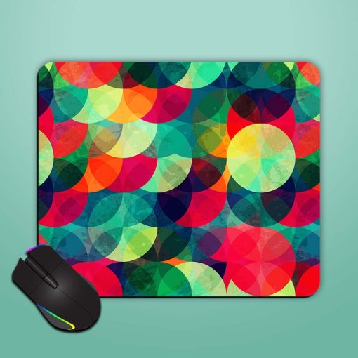 Colorful Circle Seamless Mouse Pad Chachhi