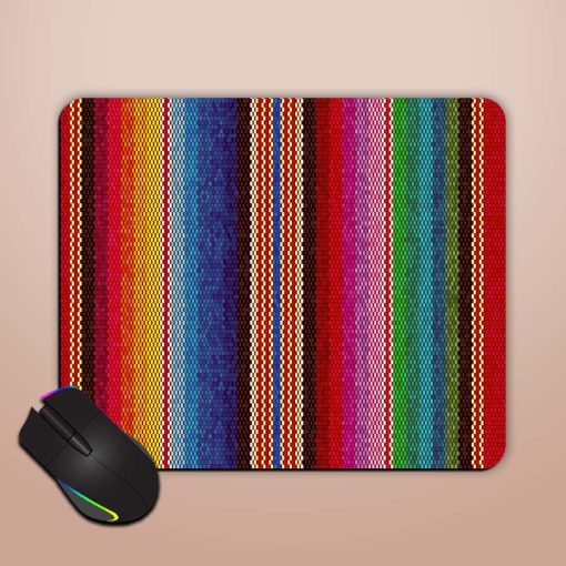 Blanket Stripes Seamless Mouse Pad Chachhi