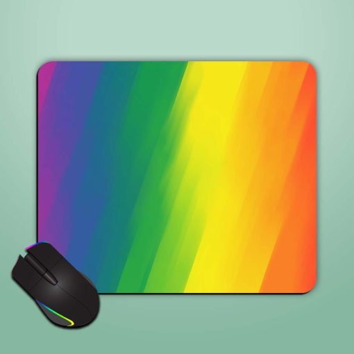 Rainbow Background Gay Mouse Pad Chachhi