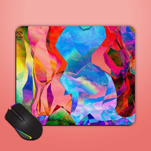 Multicolored Wavy Pattern Mouse Pad Chachhi