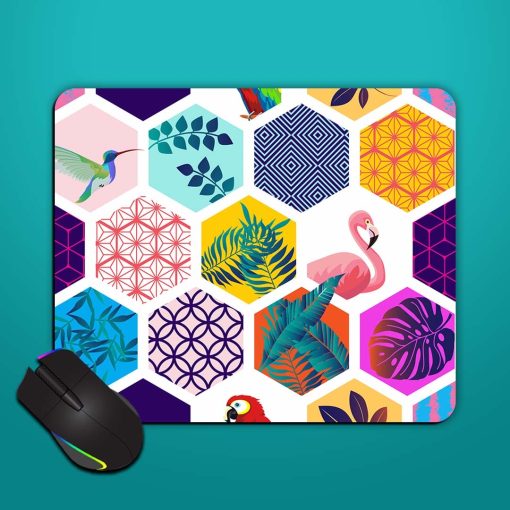 Vector Seamless Pattern Mouse Pad Chachhi