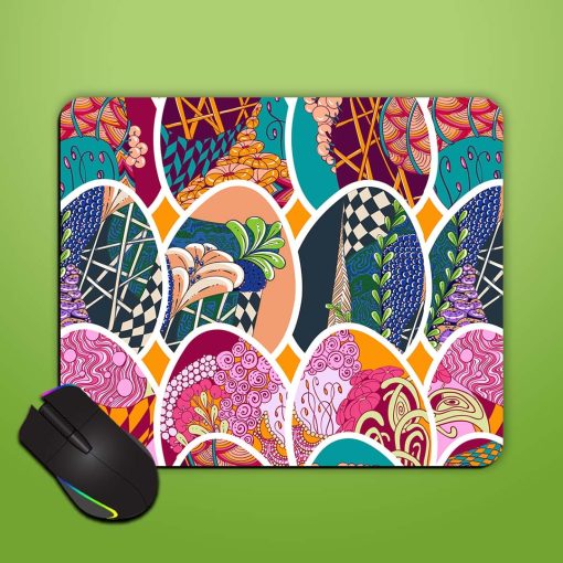 Card Border Flower Mouse Pad Chachhi