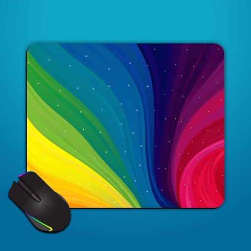 Card Border Flower Mouse Pad