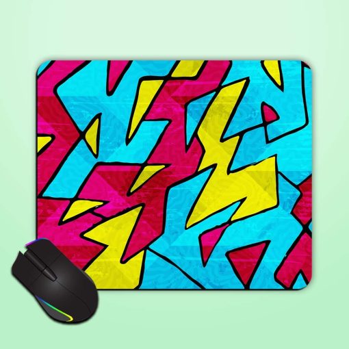 Graffiti Abstract Geometric Mouse Pad Chachhi