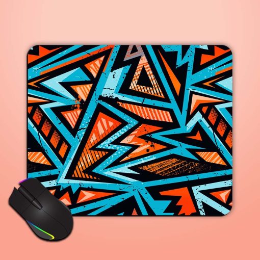 Abstract Seamless Grunge Mouse Pad Chachhi