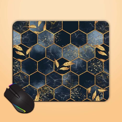 Marble Hexagon Seamless Mouse Pad Chachhi