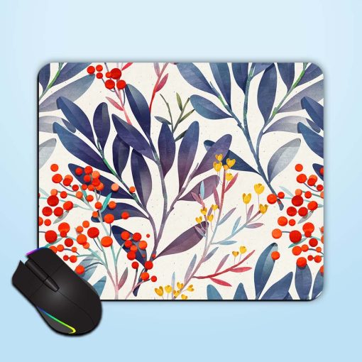 Seamless Floral Pattern Mouse Pad Chachhi