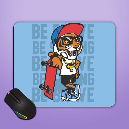 Cool Tiger Vector Mouse Pad Chachhi