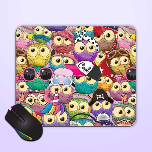 Colorful Seamless Pattern Mouse Pad Chachhi