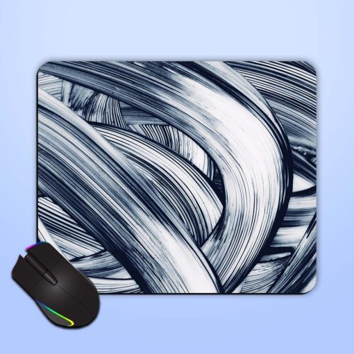 Abstract Curves Grunge Mouse Pad Chachhi