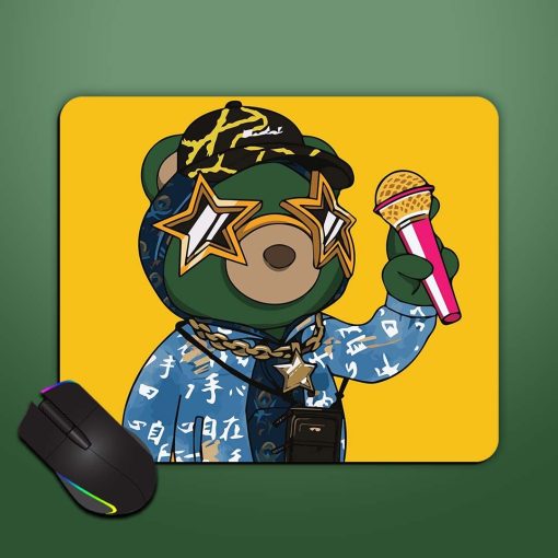 Green Phanta Bear Mouse Pad Chachhi