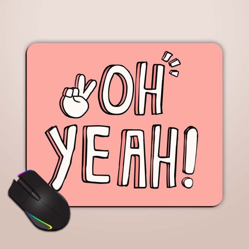 Slogan Vector Print Mouse Pad Chachhi