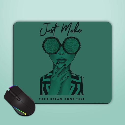 Typography Slogan Bw Mouse Pad Chachhi