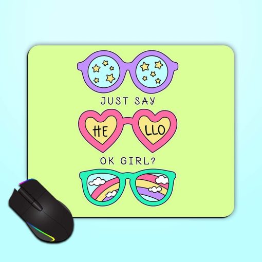 Vector Illustration Sunglasses Mouse Pad Chachhi