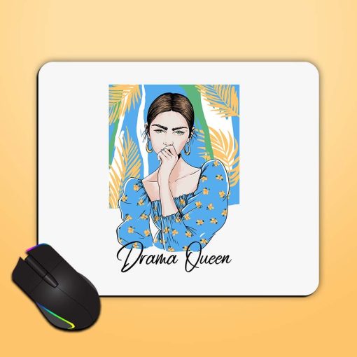 Fashion Illustration Drama Mouse Pad