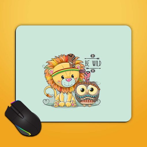 Cute Cartoon Tribal Mouse Pad Chachhi